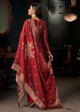 Load image into Gallery viewer, Rufous Red Designer Viscose Salwar Suit having Zari work