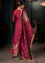 Load image into Gallery viewer, Ruby Pink Designer Viscose Salwar Suit having Zari work