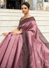 Load image into Gallery viewer, Mauve Purple Designer Woven South Silk Saree