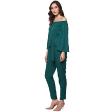 Load image into Gallery viewer, Off shoulder long jumpsuit