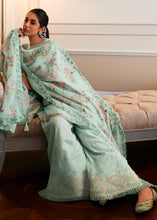 Load image into Gallery viewer, Baby Blue Designer Woven Viscose Organza Salwar Suit with Embroidery work: Top Pick