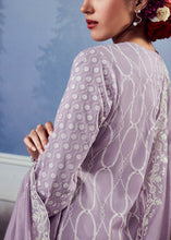 Load image into Gallery viewer, Periwinkle Purple Cotton Printed Salwar Suit With Embroidery Work: Summer Collection