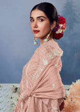 Cargar imagen en el visor de la galería, Salmon Pink Cotton Printed Salwar Suit With Embroidery Work: Summer Collection