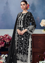 Load image into Gallery viewer, Raven Black Cotton Printed Salwar Suit With Embroidery Work: Summer Collection