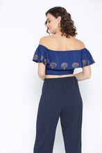 Load image into Gallery viewer, Off shoulder top with criss cross tie up