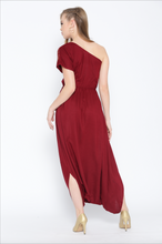 Load image into Gallery viewer, One shoulder dhoti jumpsuit