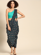 Cargar imagen en el visor de la galería, Cowl Skirt with dupatta drape and blouse
