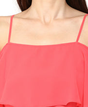 Load image into Gallery viewer, Pink Coloured Solid Skater Dress