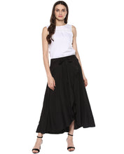 Load image into Gallery viewer, Overlap midi skirt