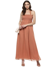Load image into Gallery viewer, Smocking yoke Maxi gown