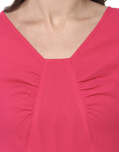 Load image into Gallery viewer, Front Gathered Midi Skater Dress