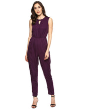Load image into Gallery viewer, Overlap full length Jumpsuit