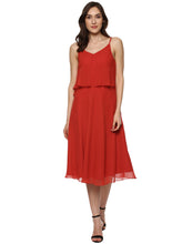 Load image into Gallery viewer, Flare yoke midid dress