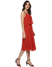 Load image into Gallery viewer, Flare yoke midid dress