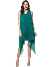 Load image into Gallery viewer, Shrug drape short Dress