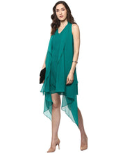 Load image into Gallery viewer, Shrug drape short Dress