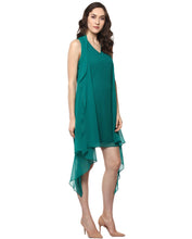 Load image into Gallery viewer, Shrug drape short Dress