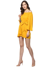 Load image into Gallery viewer, Off Shoulder Short Playsuit