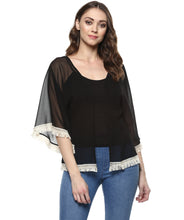 Load image into Gallery viewer, Front Open Fringe Lace Shrug
