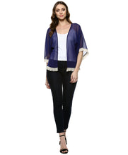 Load image into Gallery viewer, Front Open Fringe Lace Shrug