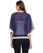 Load image into Gallery viewer, Front Open Fringe Lace Shrug