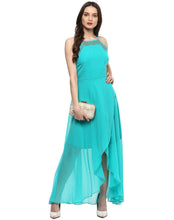 Load image into Gallery viewer, Overlap Maxi Dress With Deep Back