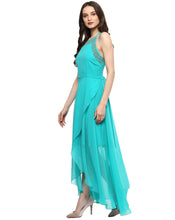 Load image into Gallery viewer, Overlap Maxi Dress With Deep Back