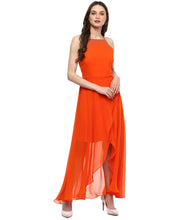 Load image into Gallery viewer, Overlap Maxi Dress With Deep Back