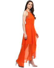 Load image into Gallery viewer, Overlap Maxi Dress With Deep Back