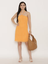 Carica l'immagine nel visualizzatore Galleria,Short braid neckline Dress