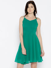 Load image into Gallery viewer, Back knot short skater Dress