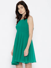 Load image into Gallery viewer, Back knot short skater Dress