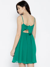 Load image into Gallery viewer, Back knot short skater Dress