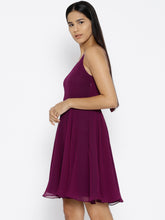 Load image into Gallery viewer, Back knot short skater Dress