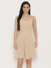 Load image into Gallery viewer, Back knot short skater Dress