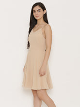 Load image into Gallery viewer, Back knot short skater Dress