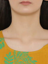 Load image into Gallery viewer, Block Printed shift dress with flare at the bottom