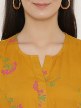 Load image into Gallery viewer, Short Block printed dress with front placket and side gathers