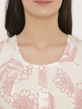 Load image into Gallery viewer, Printed dress with slouchy side pockets