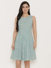 Load image into Gallery viewer, Striped skater Dress
