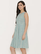 Load image into Gallery viewer, Striped skater Dress