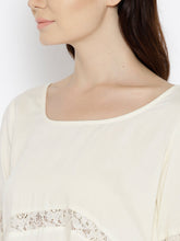 Load image into Gallery viewer, Flared lace insert top