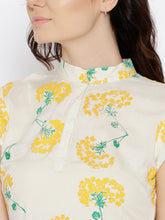 Load image into Gallery viewer, Back Horizontal slit Printed Mini Dress