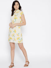 Load image into Gallery viewer, Back Horizontal slit Printed Mini Dress