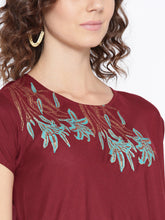 Load image into Gallery viewer, One side cowl asymettric dress with side floral print