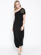 Load image into Gallery viewer, One shoulder dhoti jumpsuit