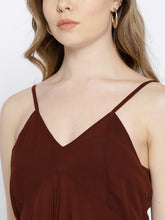 Load image into Gallery viewer, Shoulder tie flare maxi dress