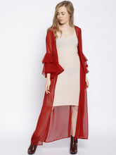 Load image into Gallery viewer, Layered frill sleeve shrug