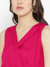 Load image into Gallery viewer, Overlap collar mini Dress