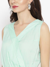 Load image into Gallery viewer, Overlap collar mini Dress